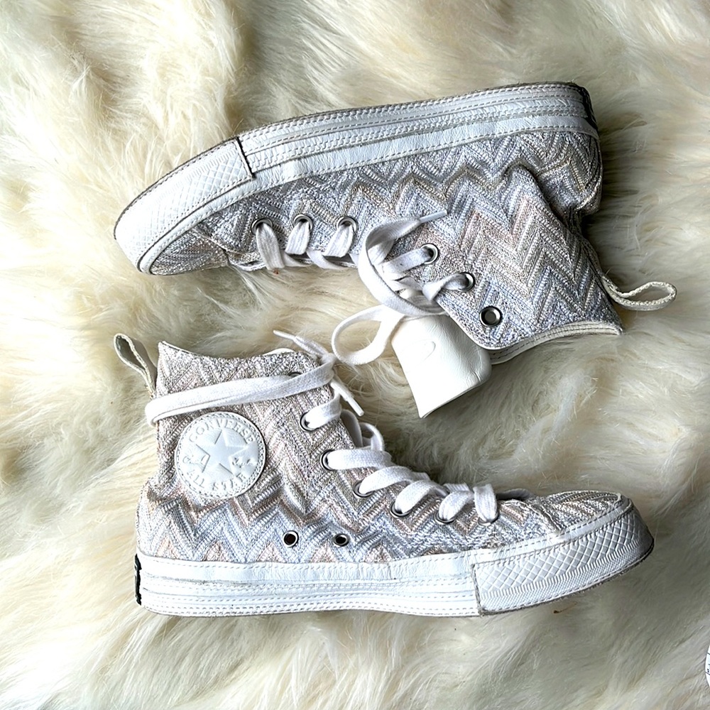 Missoni x Chuck Taylor high tops